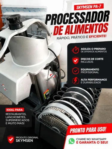 PROCESSADOR DE ALIMENTOS PA7 PRO