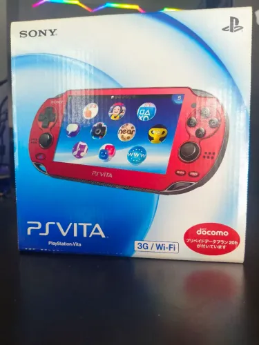 PS Vita Cosmic Red Japonês Bloqueado