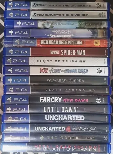 Jogos de Playstation e Xbox one