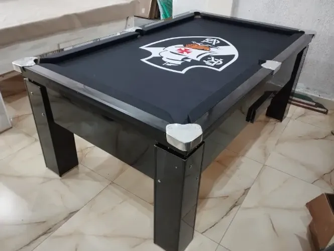 Mesa de Sinuca Residencial Vasco 1,80x1,10 c/ Tampo de Ardósia - Direto da Fabrica