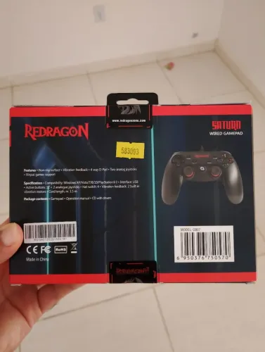 Controle Redragon - Pc - Ps3