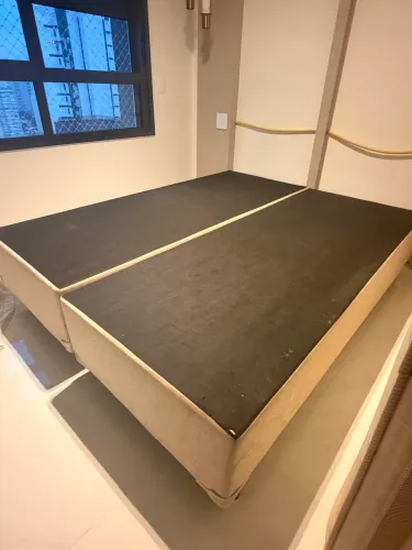 Cama box suporte