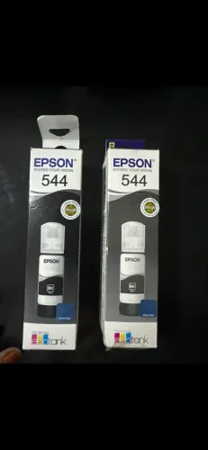 Kit com 2 Garrafa de tinta T544122-BR 65ml de cor preta Epson