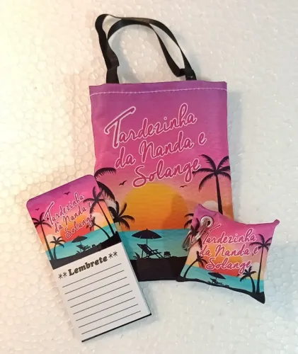 Kit personalizado brinde festa 3 itens - faço qualquer estampa sem restrições
