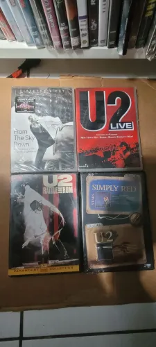 DVDS MUSICAIS VÁRIOS TÍTULOS  - RARIDADES 
