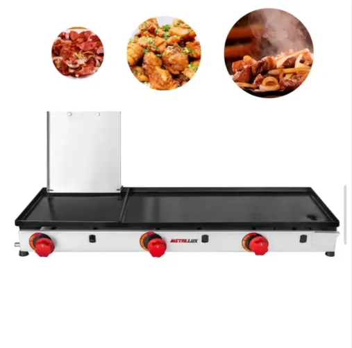 CHAPA DE LANCHE METALLUX 30x90