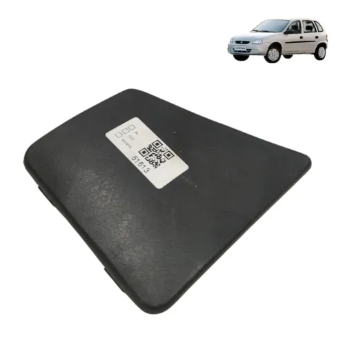 Moldura tampa esquerda bagagito gm corsa wind 1999 2000 2001