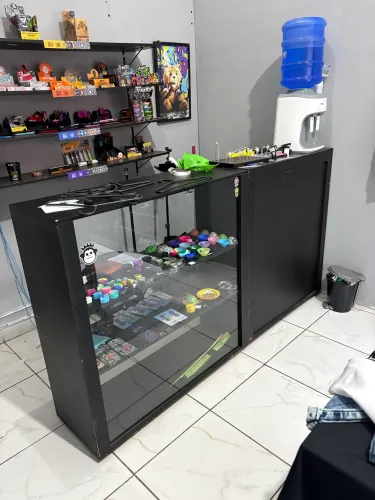 Balcão caixa duplo