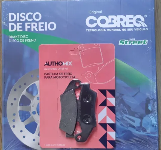 Disco de freio dianteiro Bros 160/150 XRE 190 sem abs 