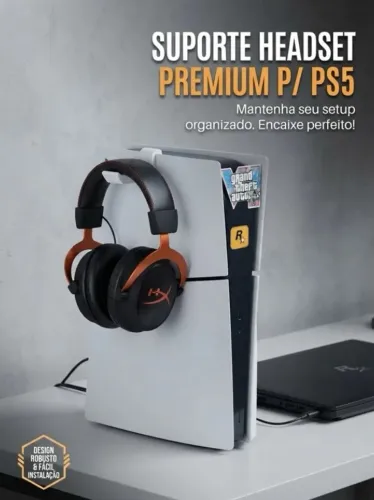Suporte Gamer 3D para Headset Playstation 5
