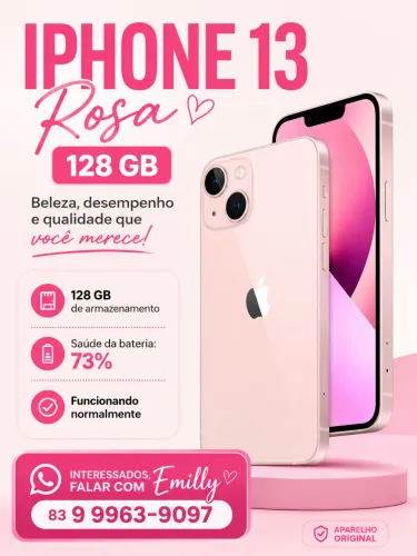 iPhone 13 rosa
