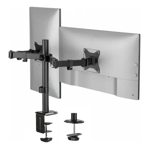 Braço Articulado Fixa Mesa Vesa Para 2 Monitores - Novo - Na caixa
