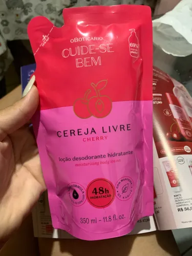 Refil Cereja Livre Cuide se bem 