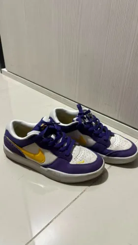 Tênis Nike Original Roxo e Branco Tam. 35