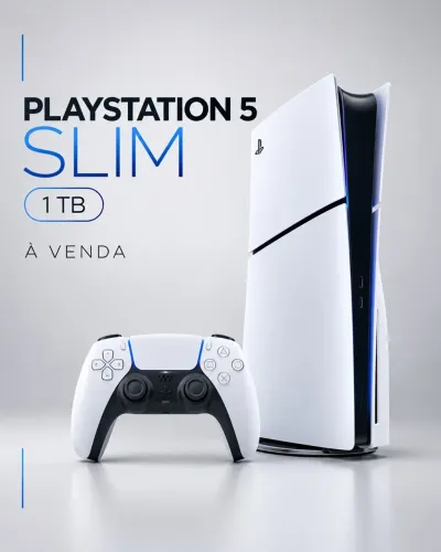 PS5 SLIM MÍDIA DIGITAL 1TB NA GARANTIA AINDA