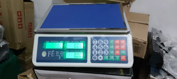 Balança Comercial 40kg Preta - Precisão e Durabilidade
