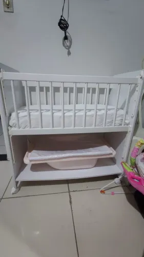 Mini berço com colchão 