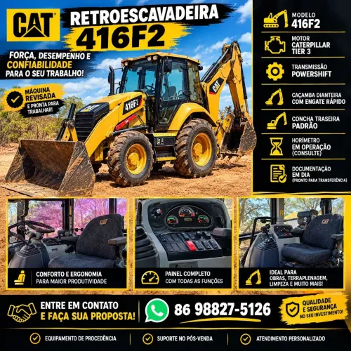 RETROESCAVADEIRA 416F2 2017