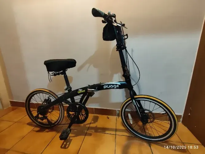 BICICLETA DOBRAVEL TWO DOGS DOBRÁVEL PRETA
