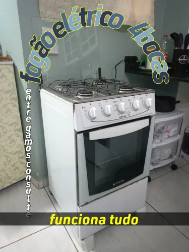 Fogão e mesa