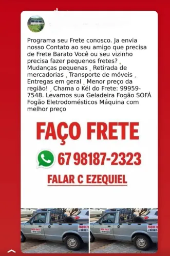 Transporte Carregamento  entrega fretes 
