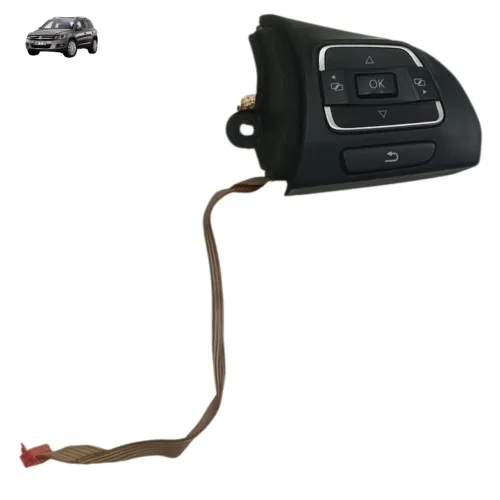 Botão Comando Direito Volante Motorista Vw Tiguan 2011 2012