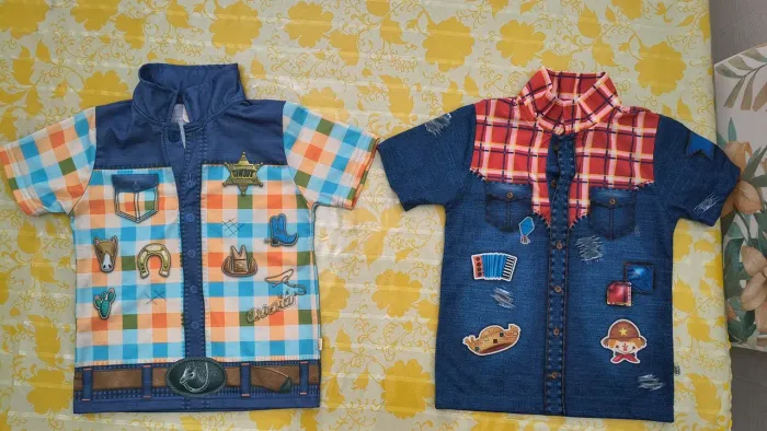 Camisa infantil masculina, 6 anos