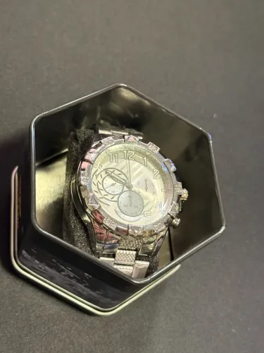 Relógios Masculino Pulseira Em Aço Luxo Analógico Elegante Social