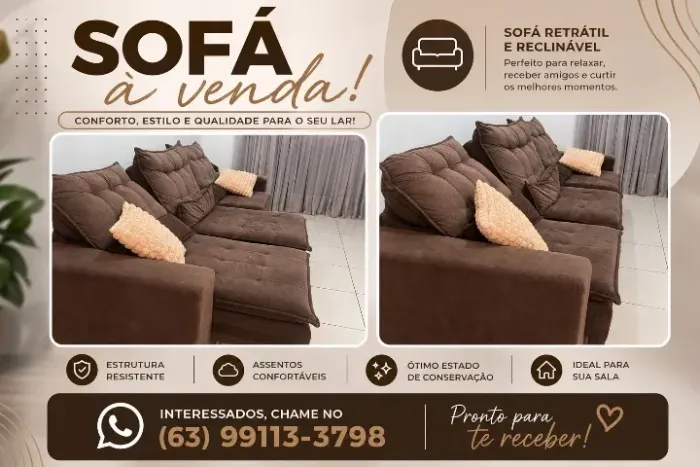 Sofá retrátil
