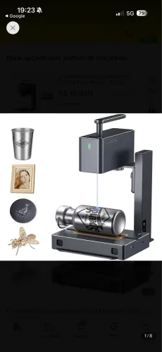 Máquina de Gravação a Laser 