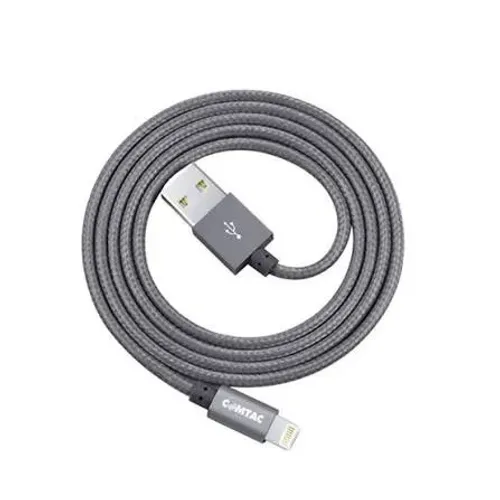 cabo lightning reforçado metalico 1 metro - iphone/ ipad