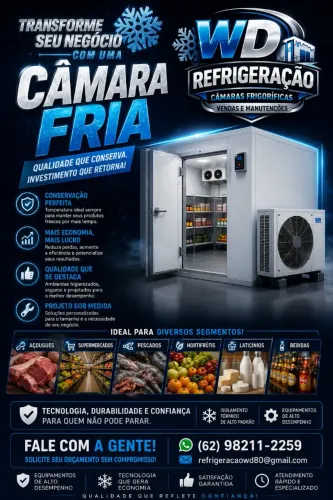 Venda de câmeras Frias novas e usadas fazendo manutençãos