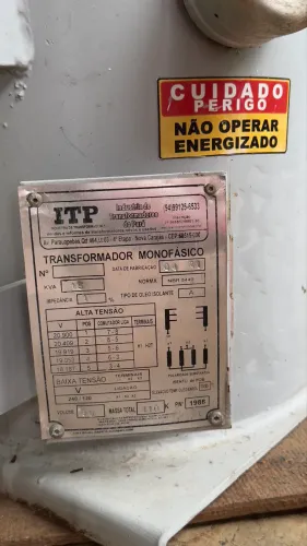 Transformador monofásico 15Kva