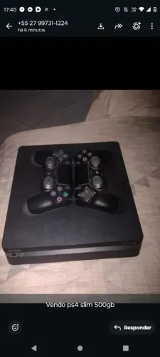 Ps4 slim 500gb R$1500