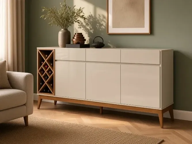 Buffet Passion 1,73m com Adega (NOVO A PRONTA ENTREGA)