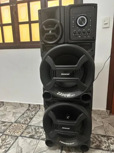 VENDO CAIXA DE SOM AMVOX PESADÃO BLACK ACA 2201