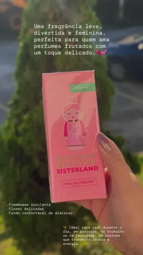 Benetton Sisterland Pink Raspberry Eau de Toilette 80ml