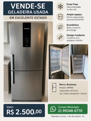 Geladeira duplex