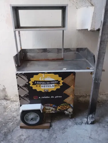 Carrinho de lanches, multifuncional 1.150 venha fazer o seus lucros diários