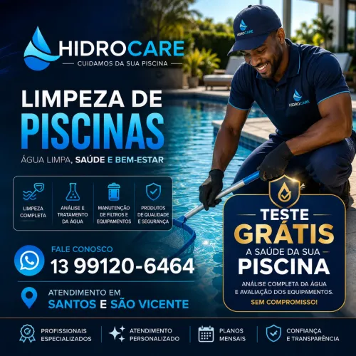 Limpeza e Manutenção de Piscinas
