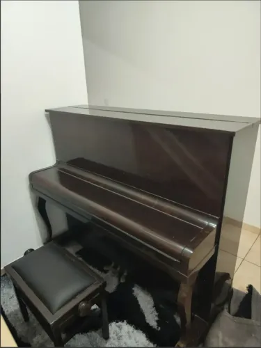 Piano Fritz Dobbert Fd-126 Topo De Linha Teclado Perfeito
