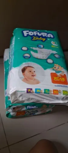 Fraldas Fofura Baby XG de 59,99 por 44,99