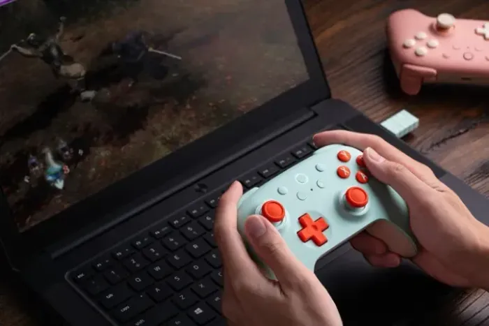 Controle + Case 8BitDo Ultimate 2C Sem fio, USB ou Bluetooth, com ótima conexão para jogar