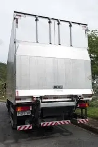 plataforma rampa eletro hidráulica para elevação de carga toco truck 3/4 