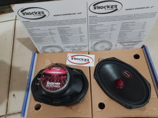 Falantes Shocker 200 rms