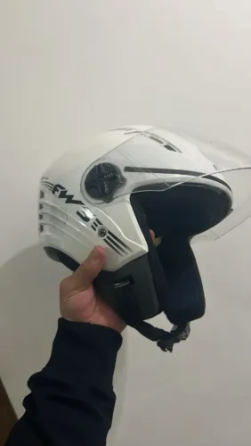Capacete aberto fw3 com óculos interno