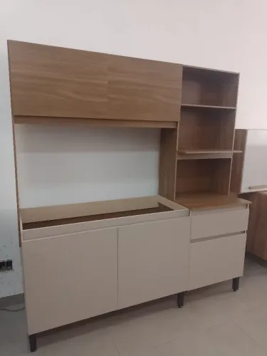 Cozinha compacta amaranto nova espaço micro e forno