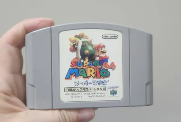 Cartucho Original Nintendo 64 Super Mario 64 Shindou Rumble Japonês