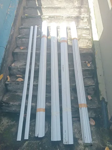 Calha pvc boleada para piso eletrica 