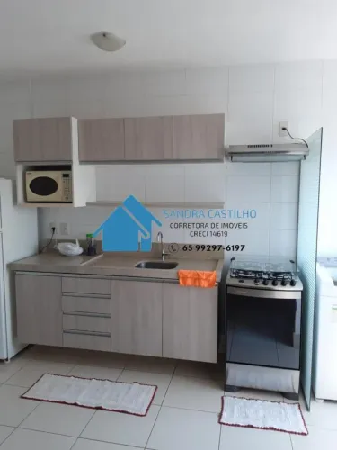 Flat para Locação em Cuiabá, Jardim Santa Marta, 1 dormitório, 1 banheiro, 1 vaga